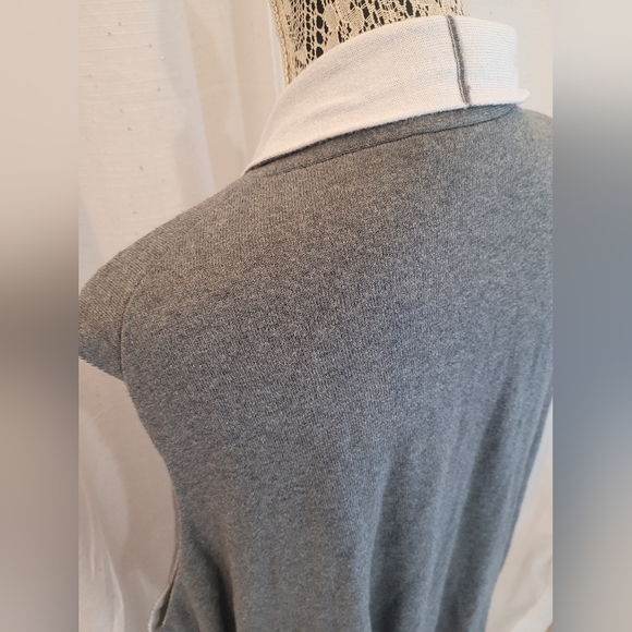 EILEEN FISHER Peruvian Organic CottonBlend LongVest 78% Organic Cotton22% Sz 3X - Picture 6 of 12